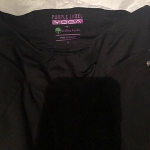 Black scrub pants